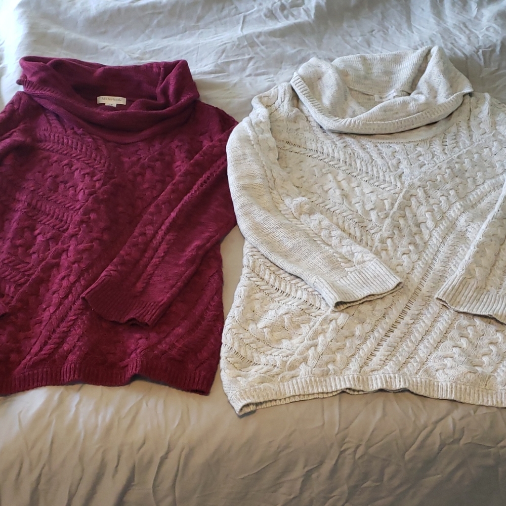 2 maternity sweaters